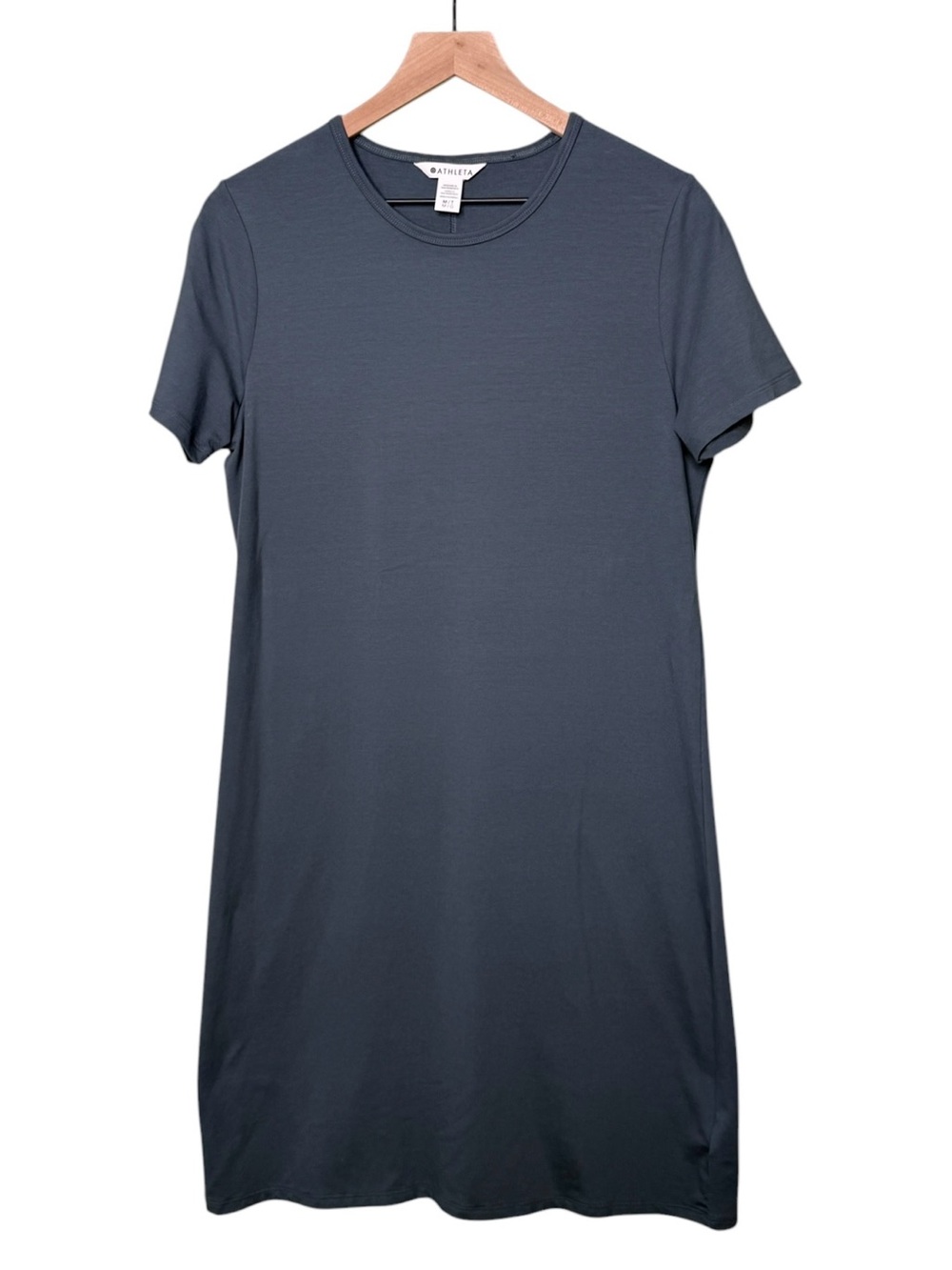 Athleta Essential Tee Dress T Shirt Dress Dark Blue Women’s Size Medium
